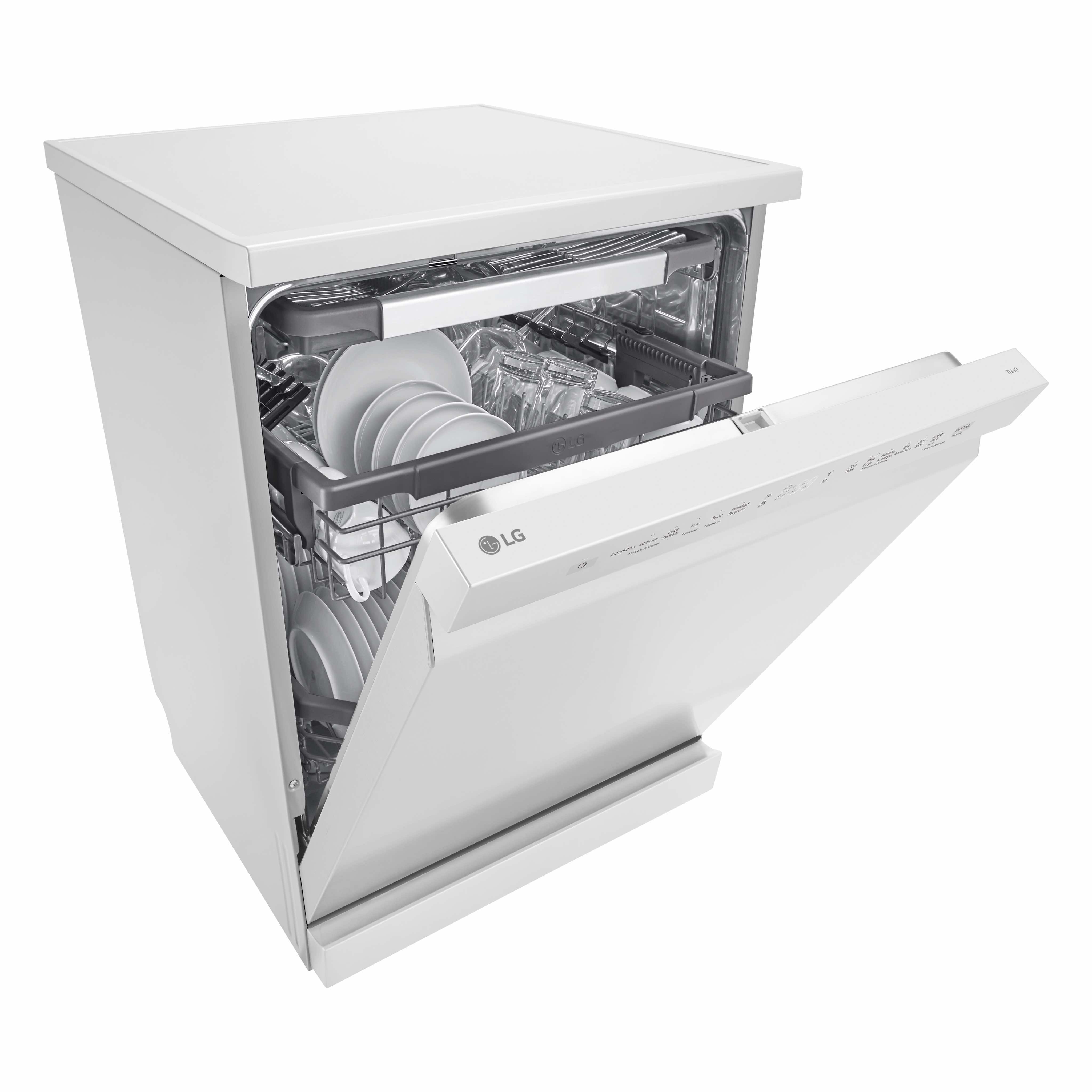 LG MAQUINA LOUÇA 9PROG 14TALHERES 3 CESTOS BRANCA (C) DF355FW