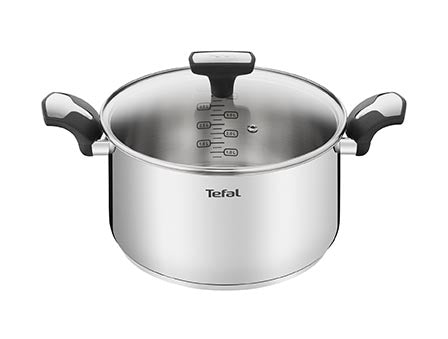 TEFAL TACHO EMOTION INDUÇAO 24CM 5,2LT +TAMPA VIDRO E3014604