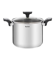 Tefal Panela Emotion Induçao 22CM 6,2LT +tampa Vidro