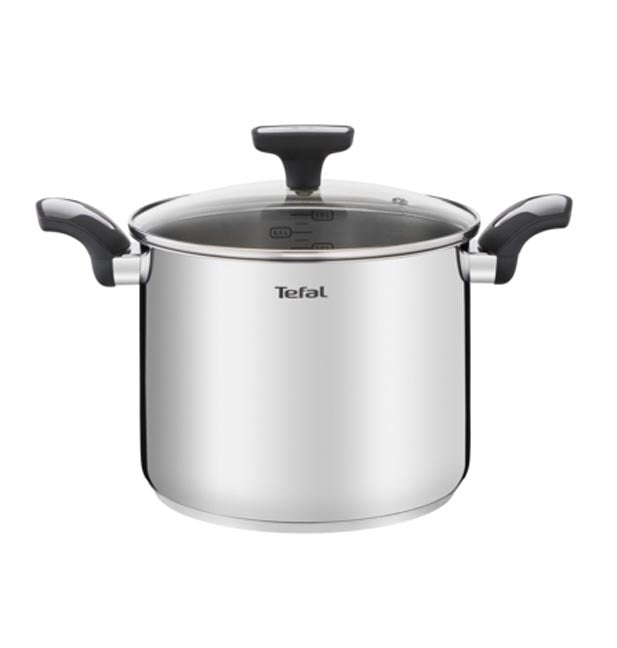 TEFAL PANELA EMOTION INDUÇAO 22CM 6,2LT +TAMPA VIDRO E3016104