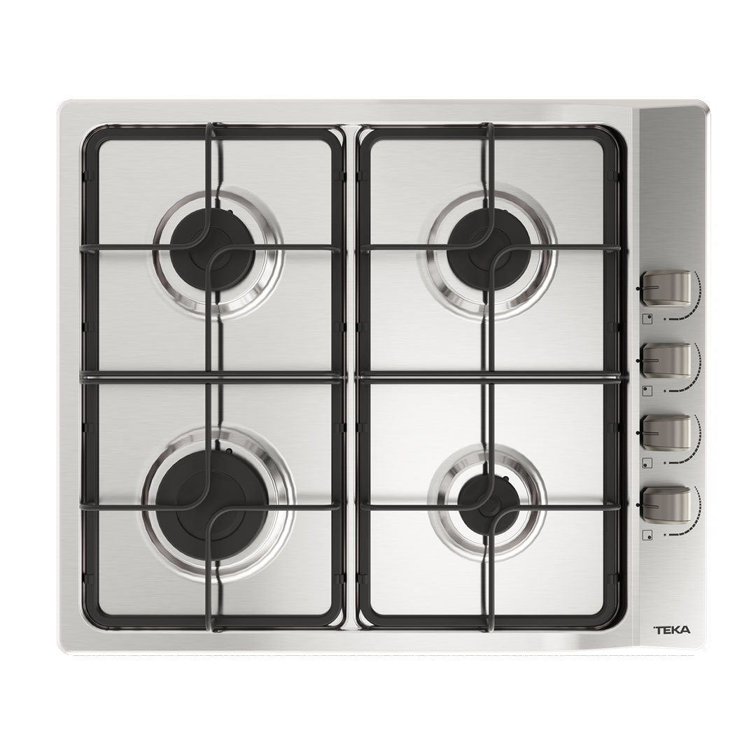 TEKA PLACA 60CM 4GAS BUT C/ INJ.P/ GAS NAT INOX E60340LBA0EBTN