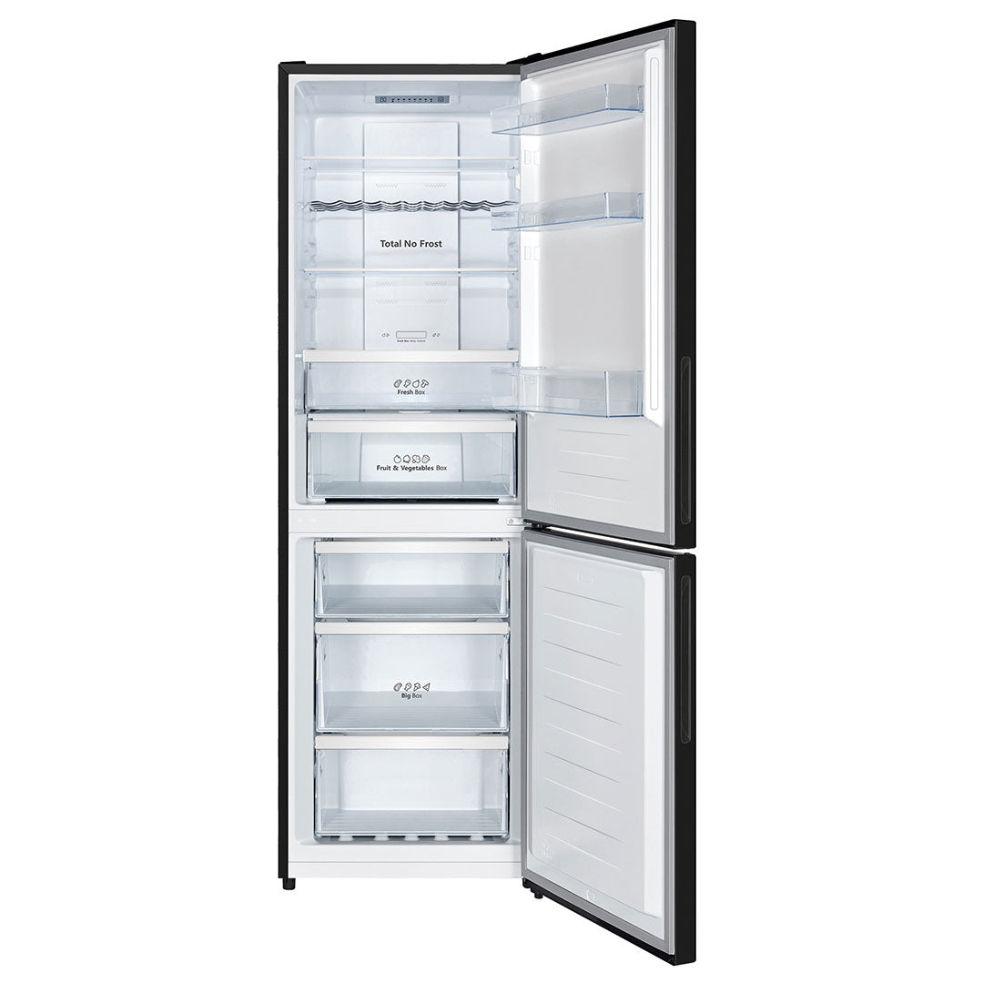 EDESA COMBINADO 1860X595X590MT NF 304LT PT VIDRO PRETA (E) EFC1822NFGBK