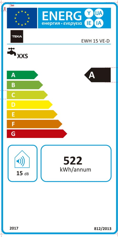 Termoacumulador Teka EWH 15 VE D (15L)