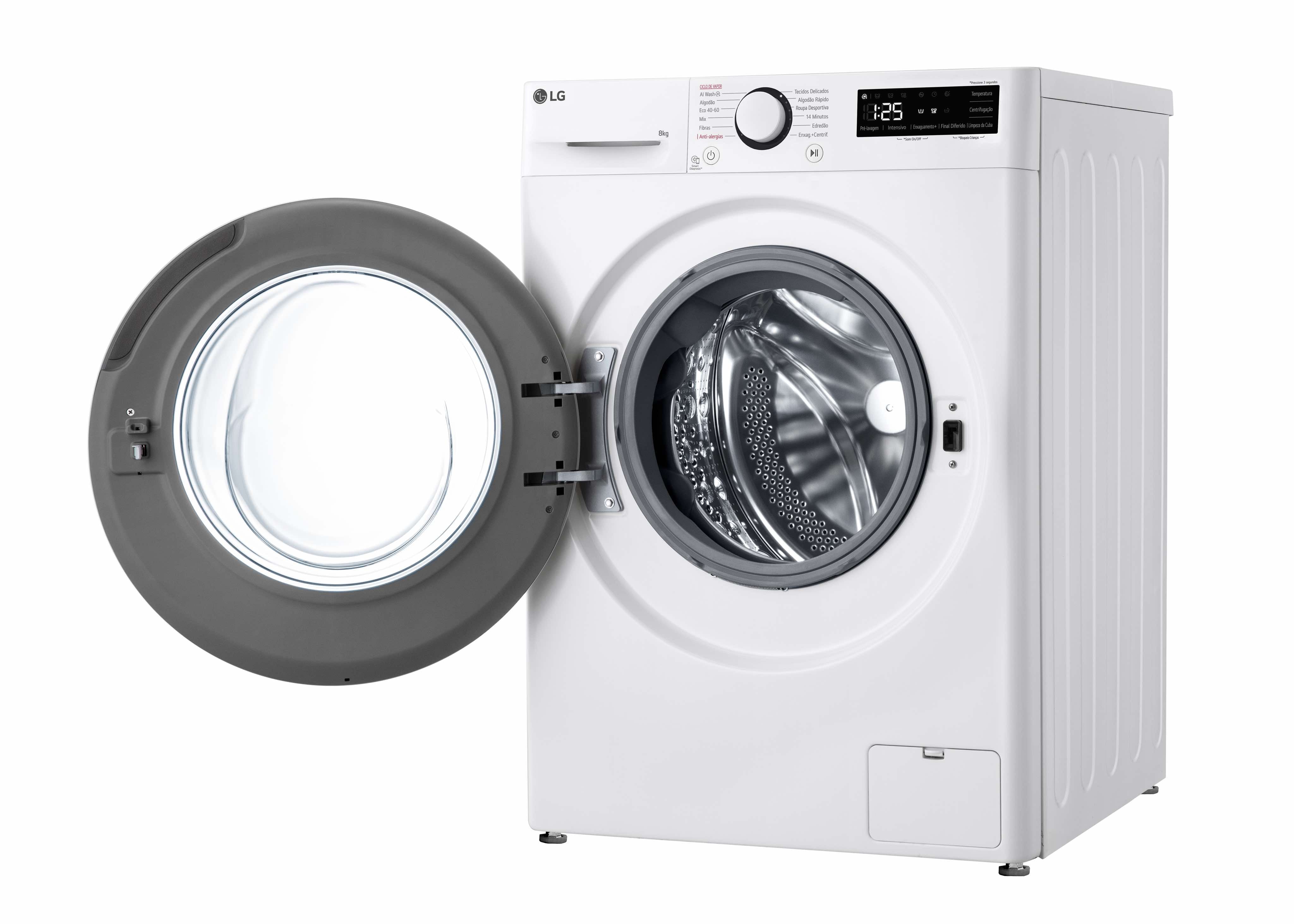 LG Maquina Roupa 8KG 1200RT AI DD Steam (a)