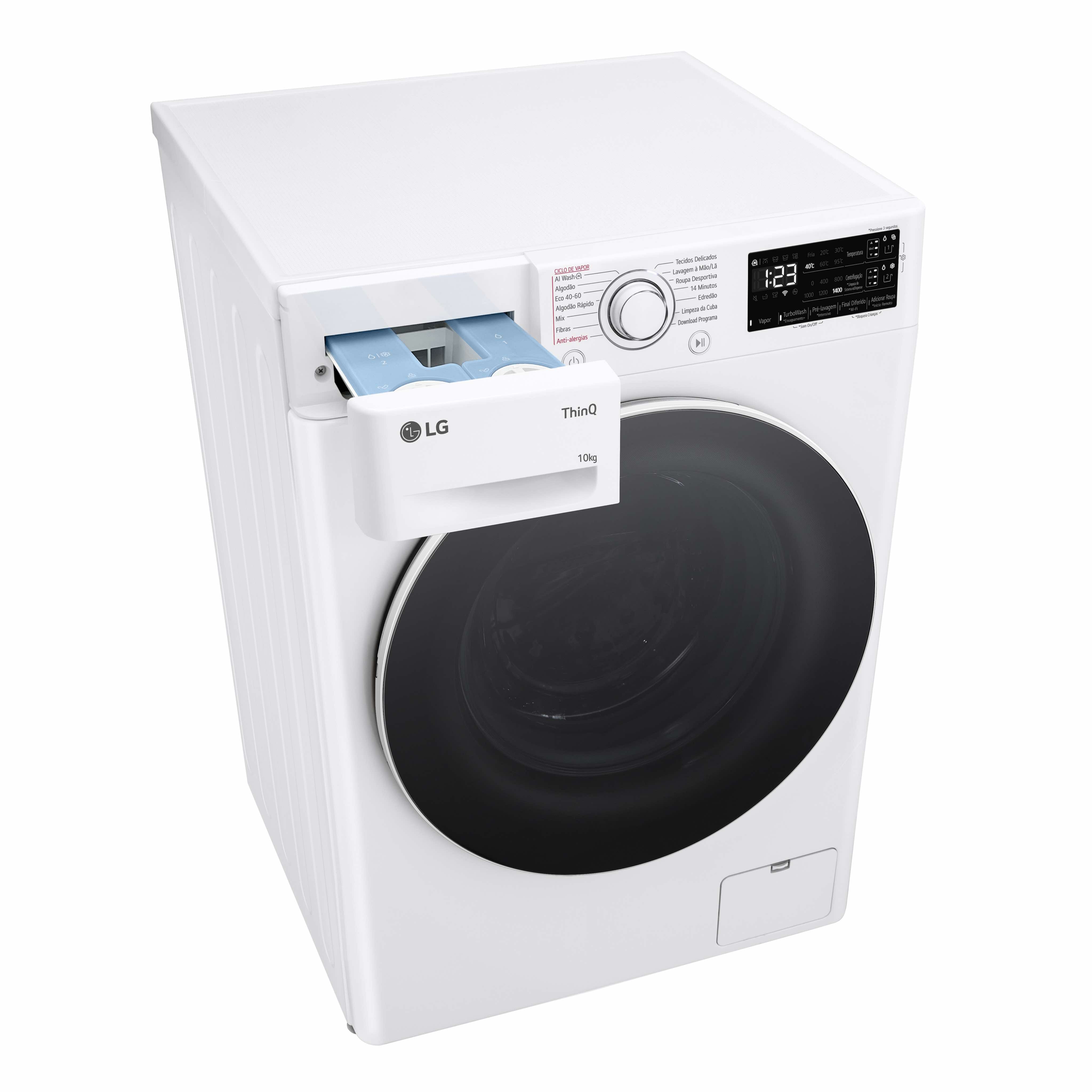 LG MAQUINA ROUPA 10KG 1400RT EZDISPENSE WIFI (A) F4WR3510A0W