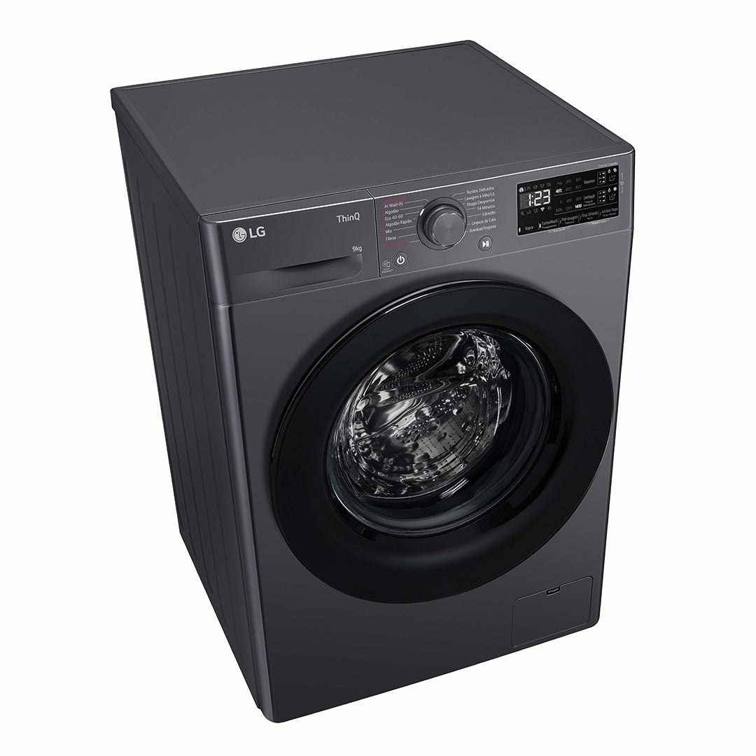 LG Maquina Roupa 9KG 1400RT AI DD Steam Wifi Preta(a)