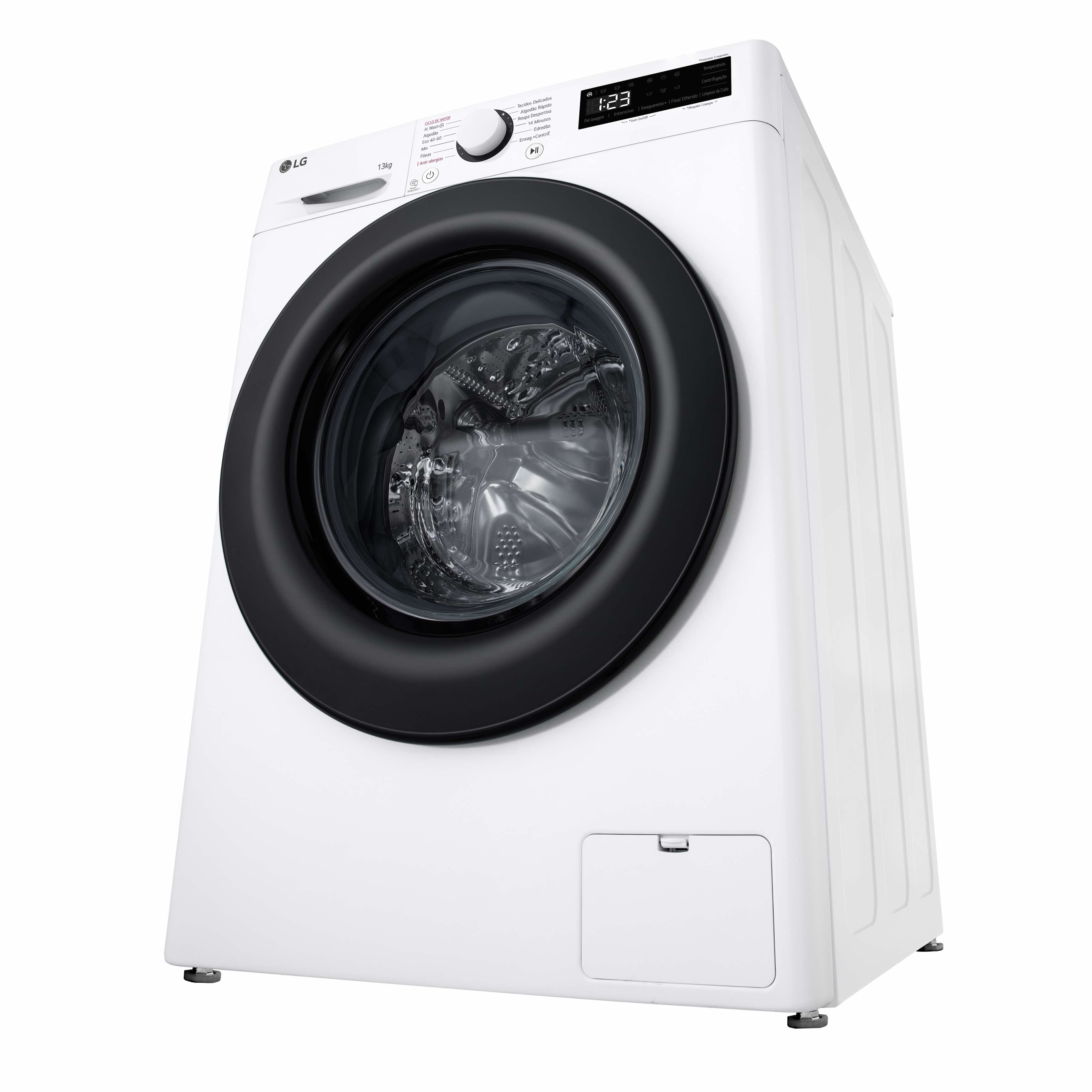 LG MAQUINA ROUPA 13KG 1400RT AI DD STEAM (A) F4WR5013A6W