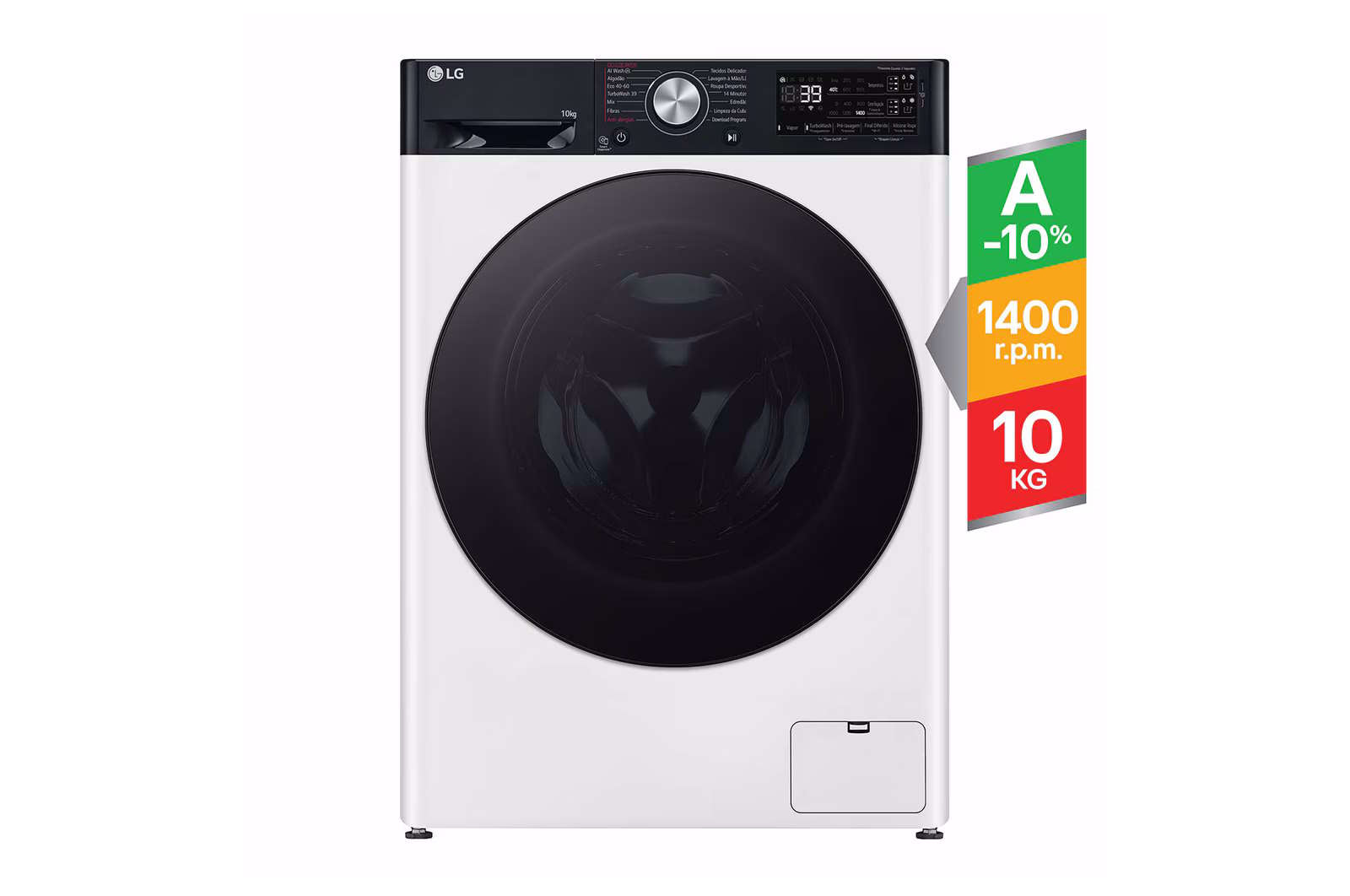 Máquina de Lavar Roupa LG F4WR7510AGW (10kg -1400 rpm)