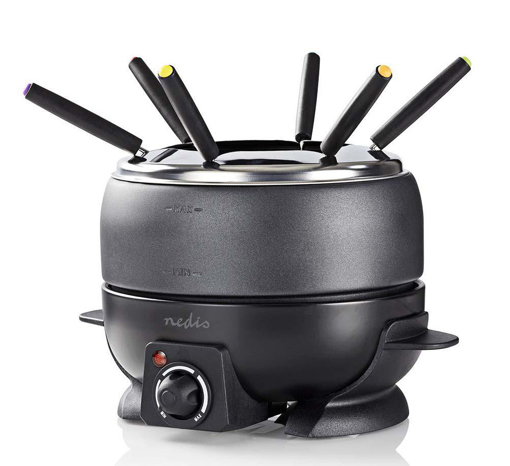NEDIS FONDUE 2.3LT 6GARFOS FCFO110EBK6