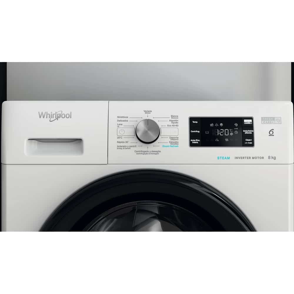 Máquina de Lavar Roupa Whirlpool FFB 8469 BV SPT (8Kg - 1400 rpm)