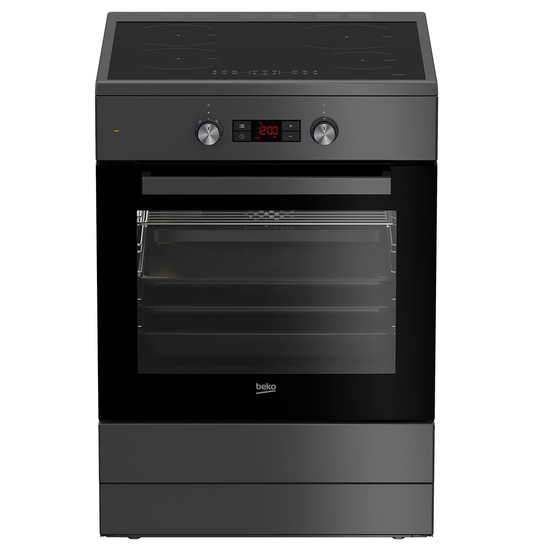 BEKO FOGAO 60X60CM PLACA INDUÇAO 4ZONAS FORNO MULTIF INOX A FSM89301GA