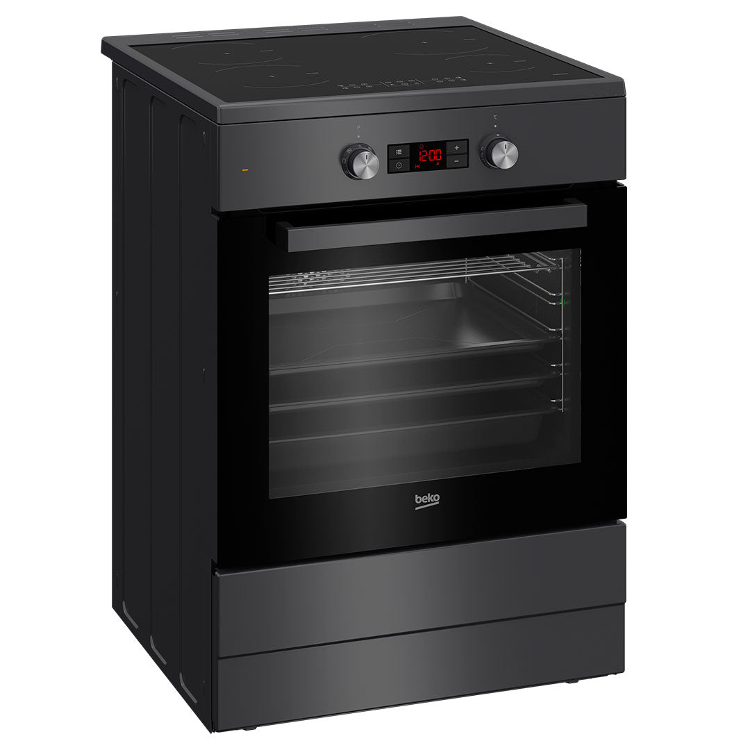 BEKO FOGAO 60X60CM PLACA INDUÇAO 4ZONAS FORNO MULTIF INOX A FSM89301GA