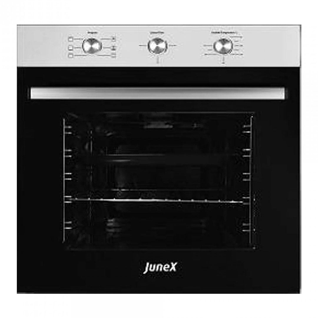 JUNEX FORNO MULTIF 71LT INOX E VIDRO PRETO A FVJM136X