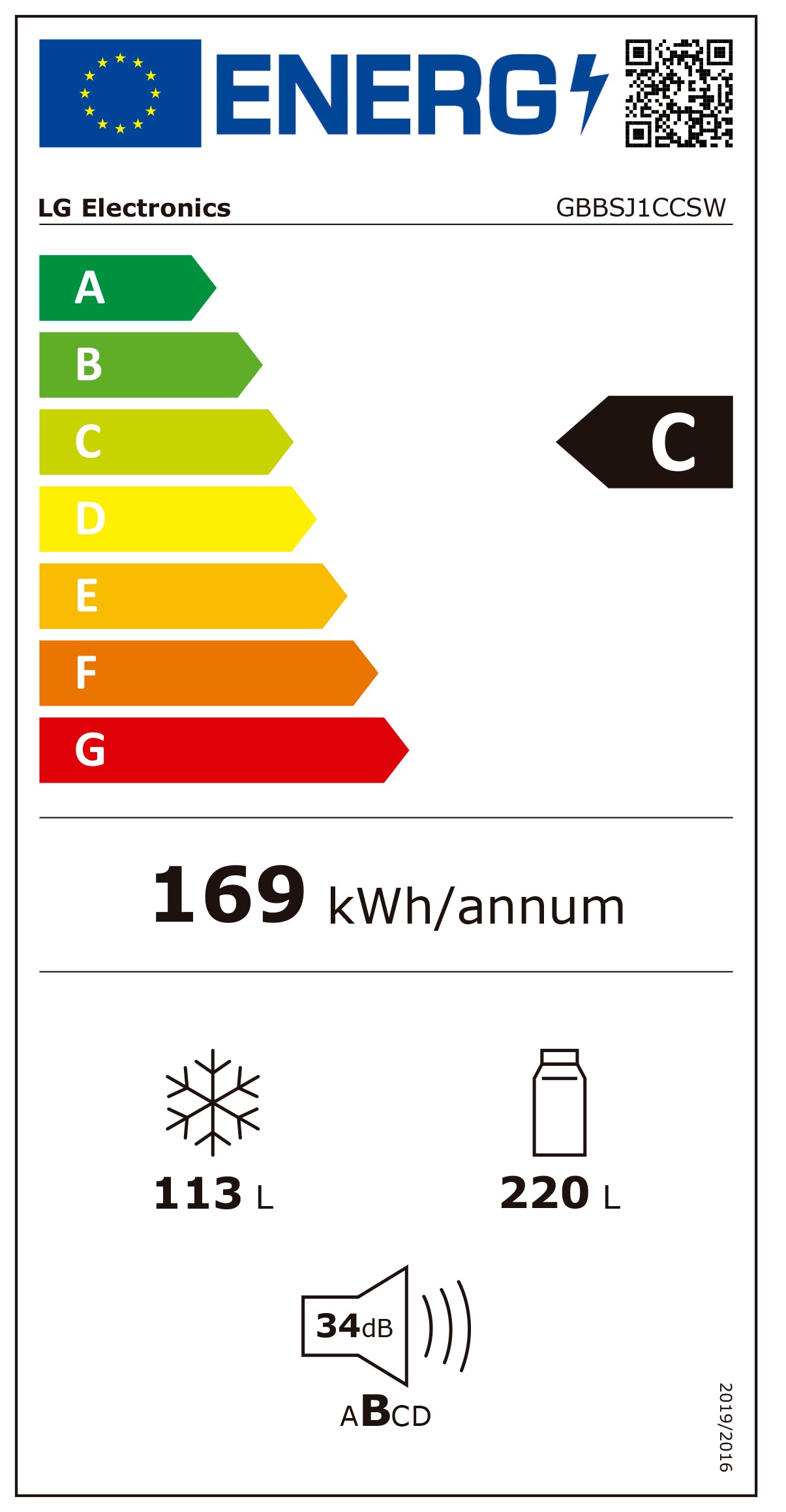 LG Combinado 1860X597X675MT 333LT NF Branco (c)