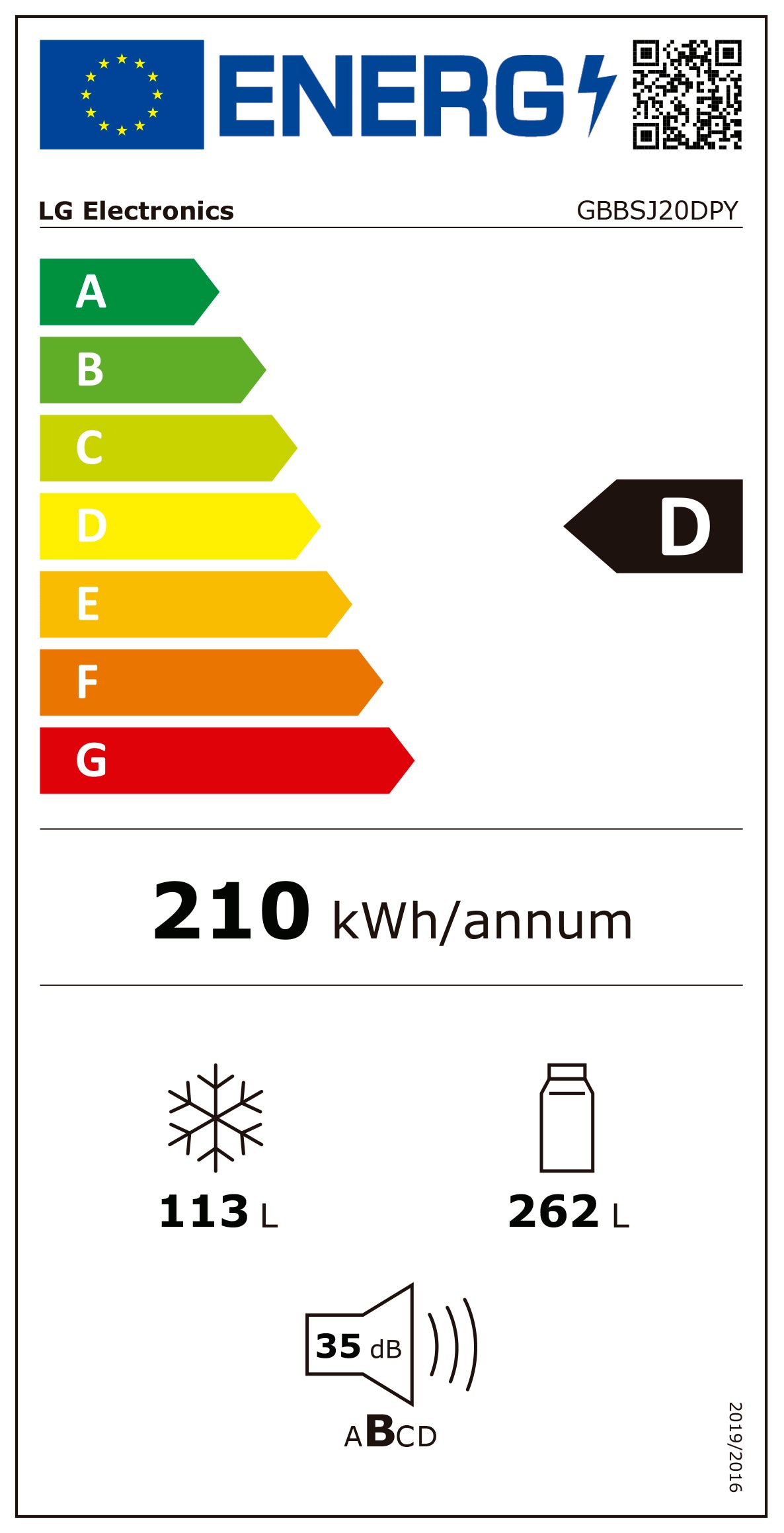 LG Combinado 2030X597X675MT 375LT NF Silver (d)