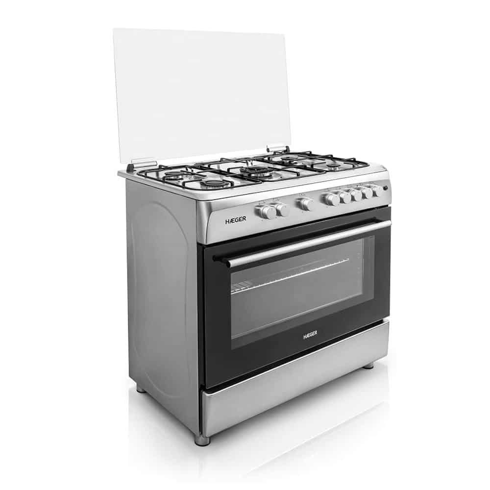 Fogão Haeger GC-SS9.015A a gás 90×60 com forno elétrico