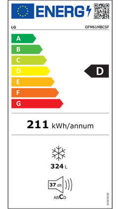 LG Arca Vertical 1,86X0,595X0,60MT 324LT NF Inox (d)