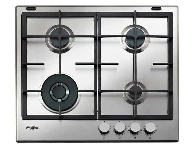 WHIRLPOOL PLACA 4GAS 60CM 4 QUEIMADORES GMAL6244IXL