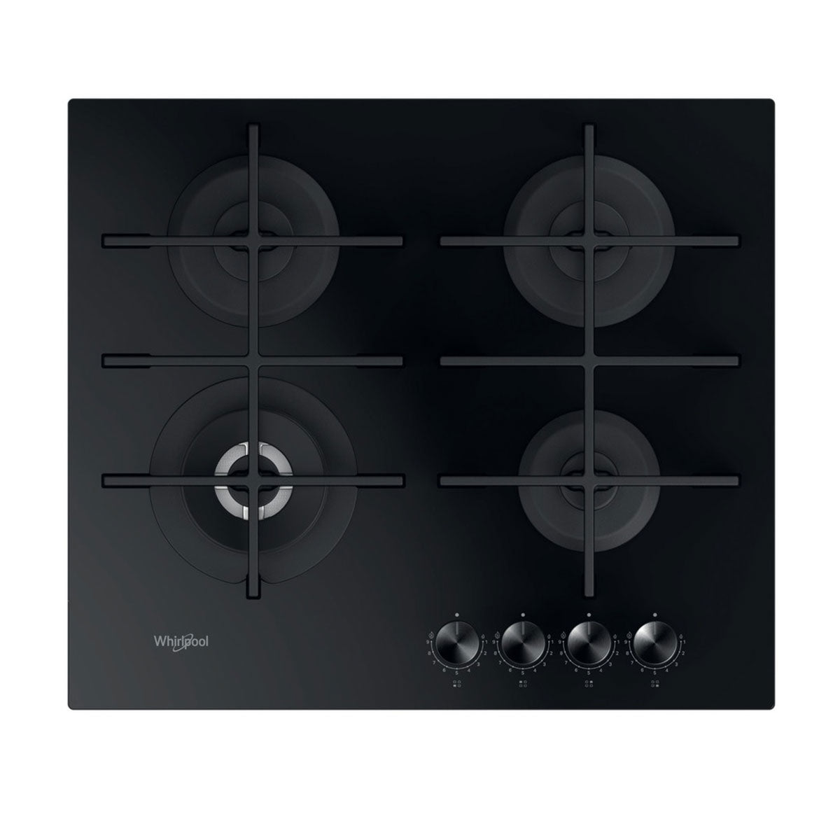 WHIRLPOOL PLACA 60CM CRISTAL GAS 4 QUEIMADORES 1DUPLA COROA GOWL628NB