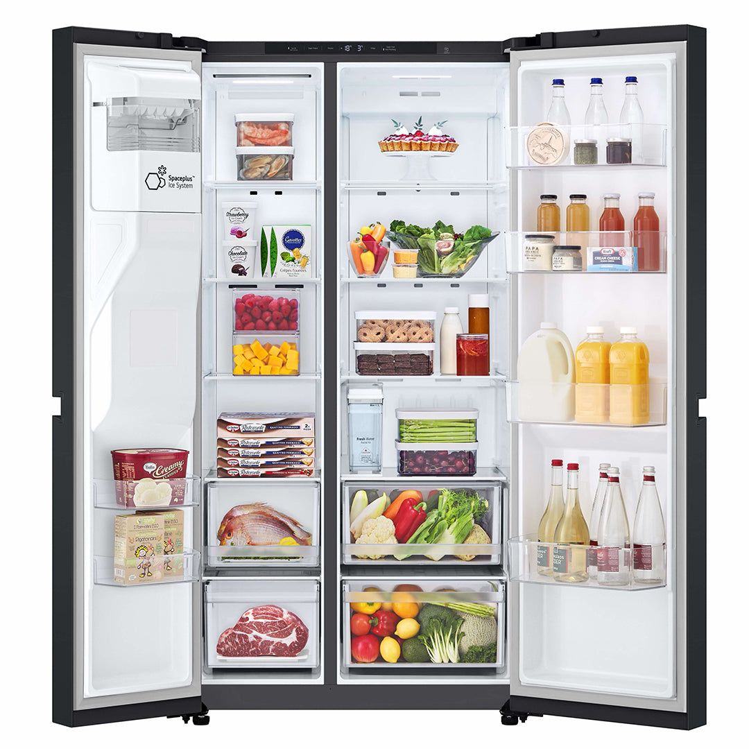 LG SIDE BY SIDE 1790x913x620MT 641LT DAG NF S/CAN PRETO (E) GSLC41EPPE