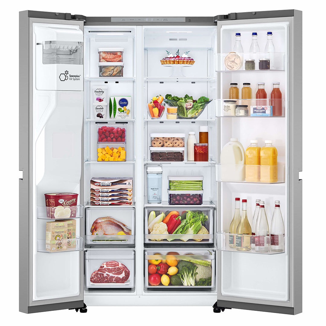 LG SIDE BY SIDE 1790x913x620MT 641LT NF DAG SILVER (E) GSLC41PYPE