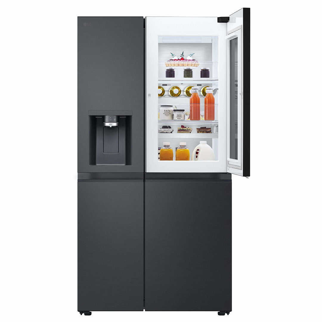 LG SIDE BY SIDE 1790X913X735MT NF 628LT BLACK (D) GSXE90EVDD