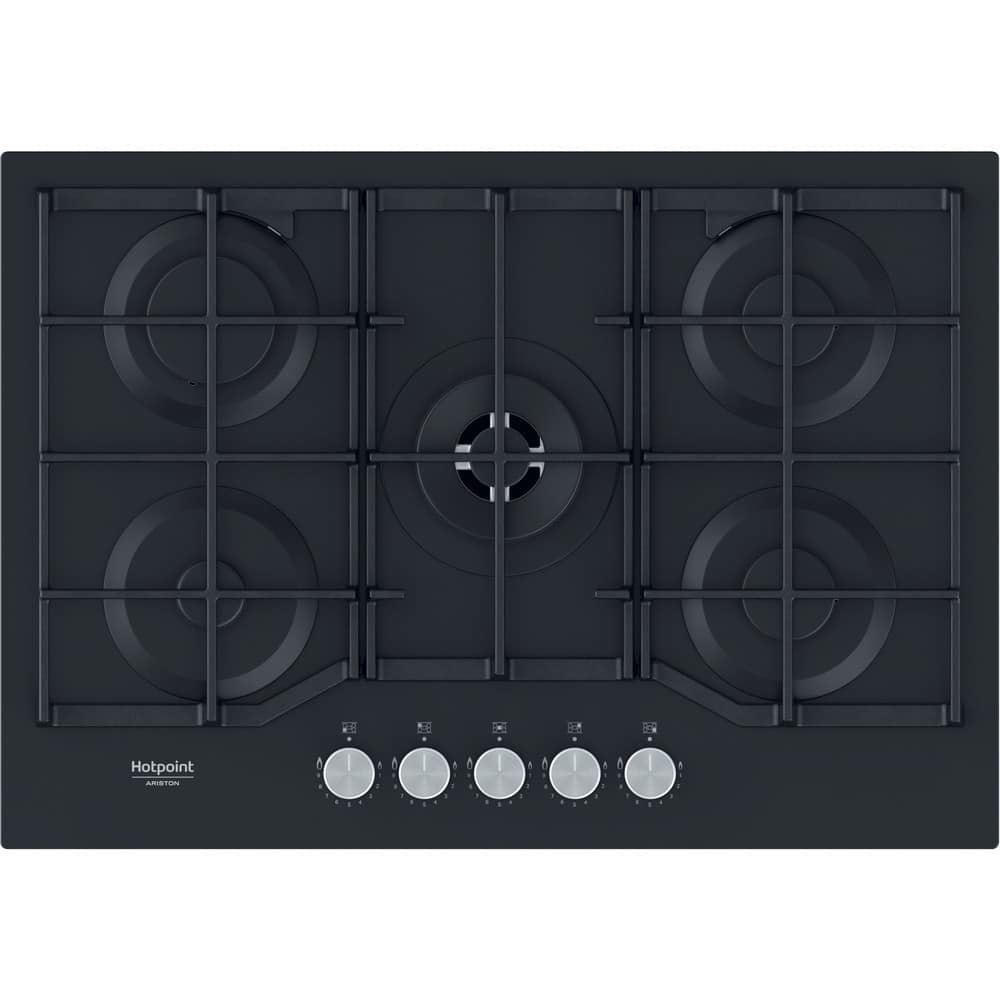 Placa de Gás HOTPOINT HAGS 72F/BK (73 CM)