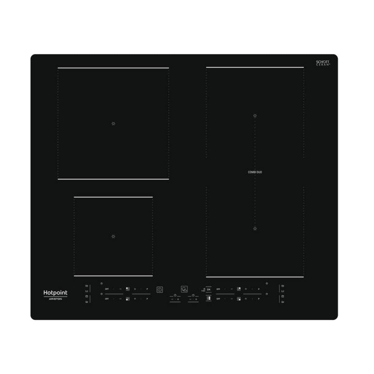 HOTPOINT PLACA INDUÇÃO 60CMS 4 ZONAS HB4860BNE