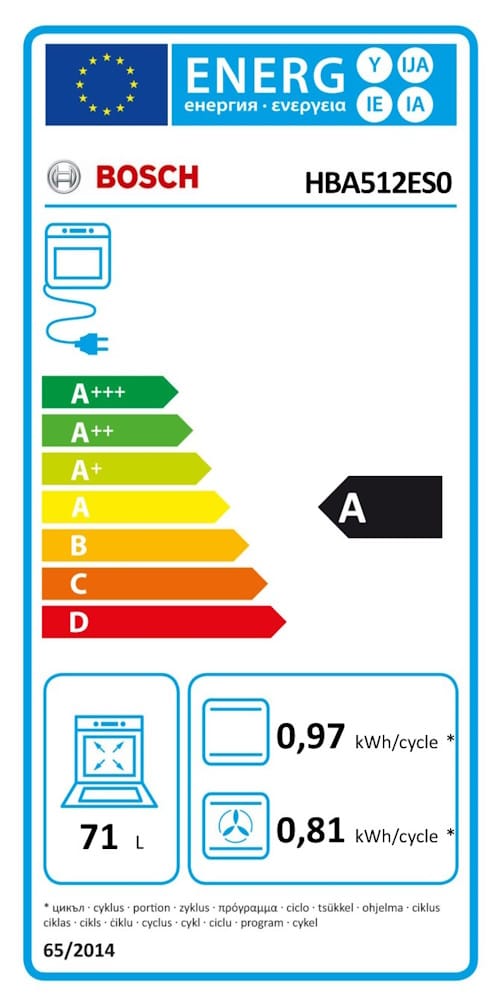 Forno BOSCH HBA512ES0 (Hidrolítico)