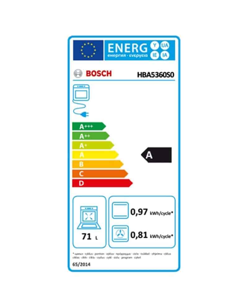 Forno BOSCH HBA5360S0 (Hidrolítico)