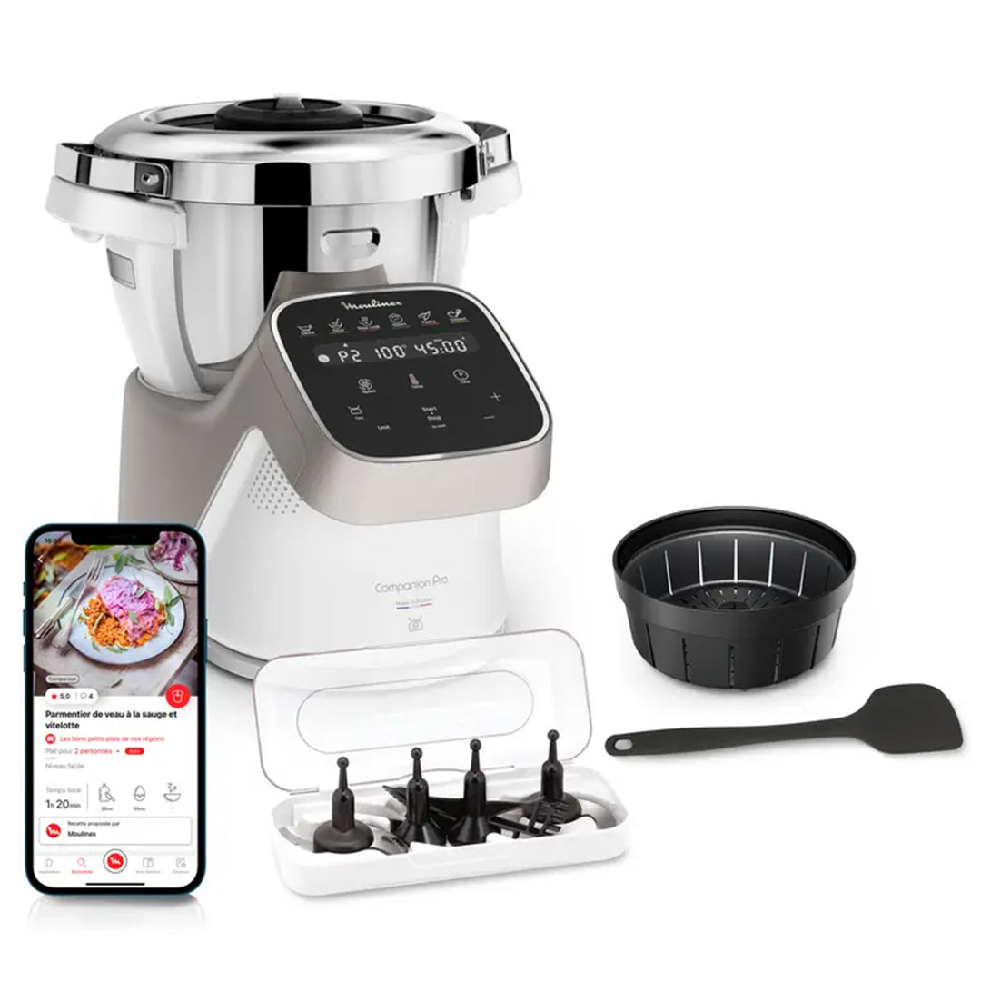 MOULINEX ROBOT COZINHA 12PROG AUT TAÇA 4.5LT COMPANION XL PR HF850810