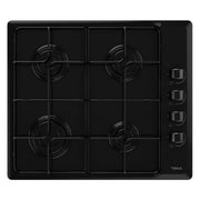 TEKA Placa 60CM 4GAS BUT Esmalte Preta