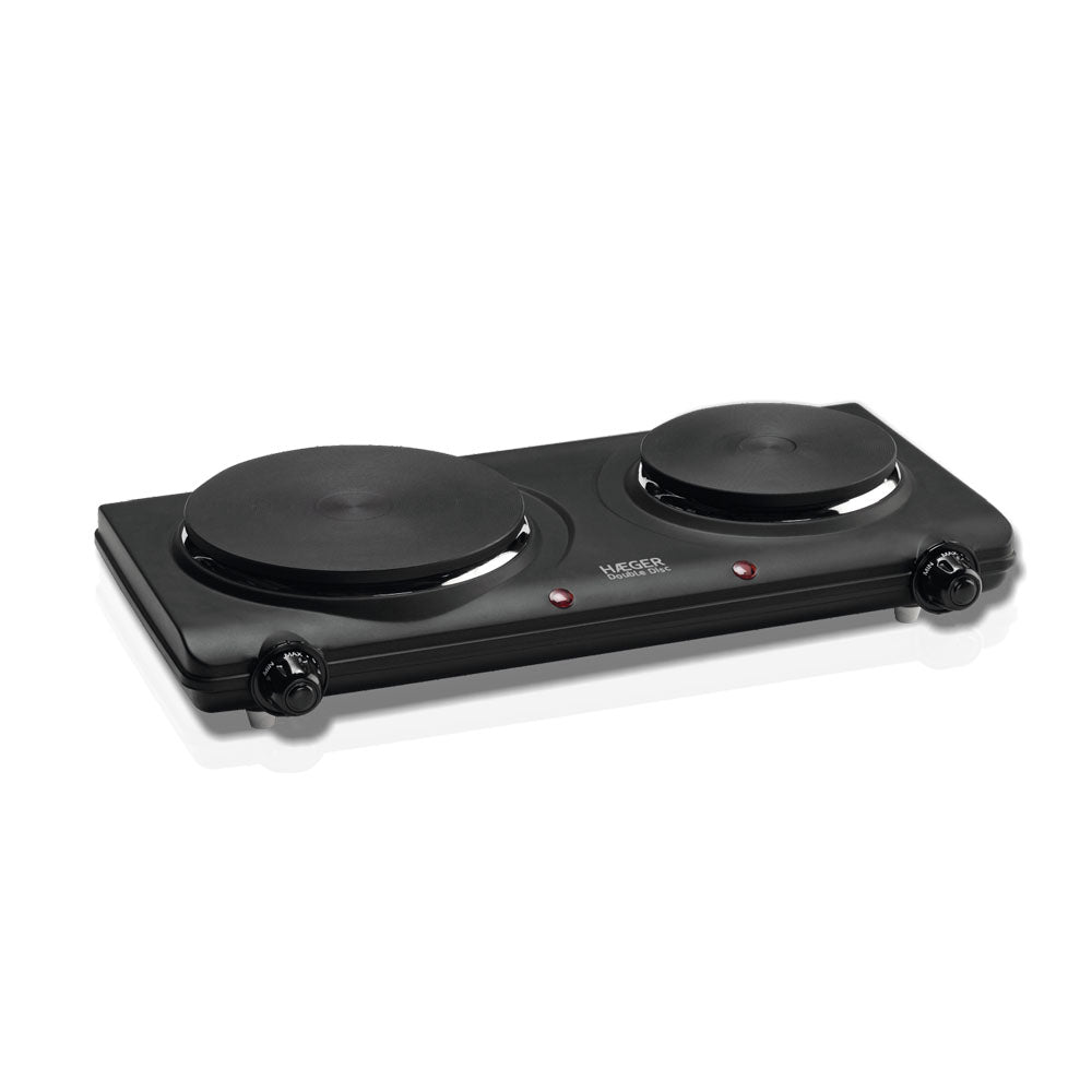 Haeger Placa Eletrico 2 Discos 2250W Preto
