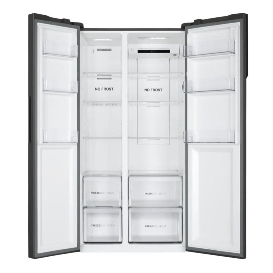 HAIER SIDE BY SIDE 1,77X0,90X0,65MT NF PRETO (E) HSR3918ENPB