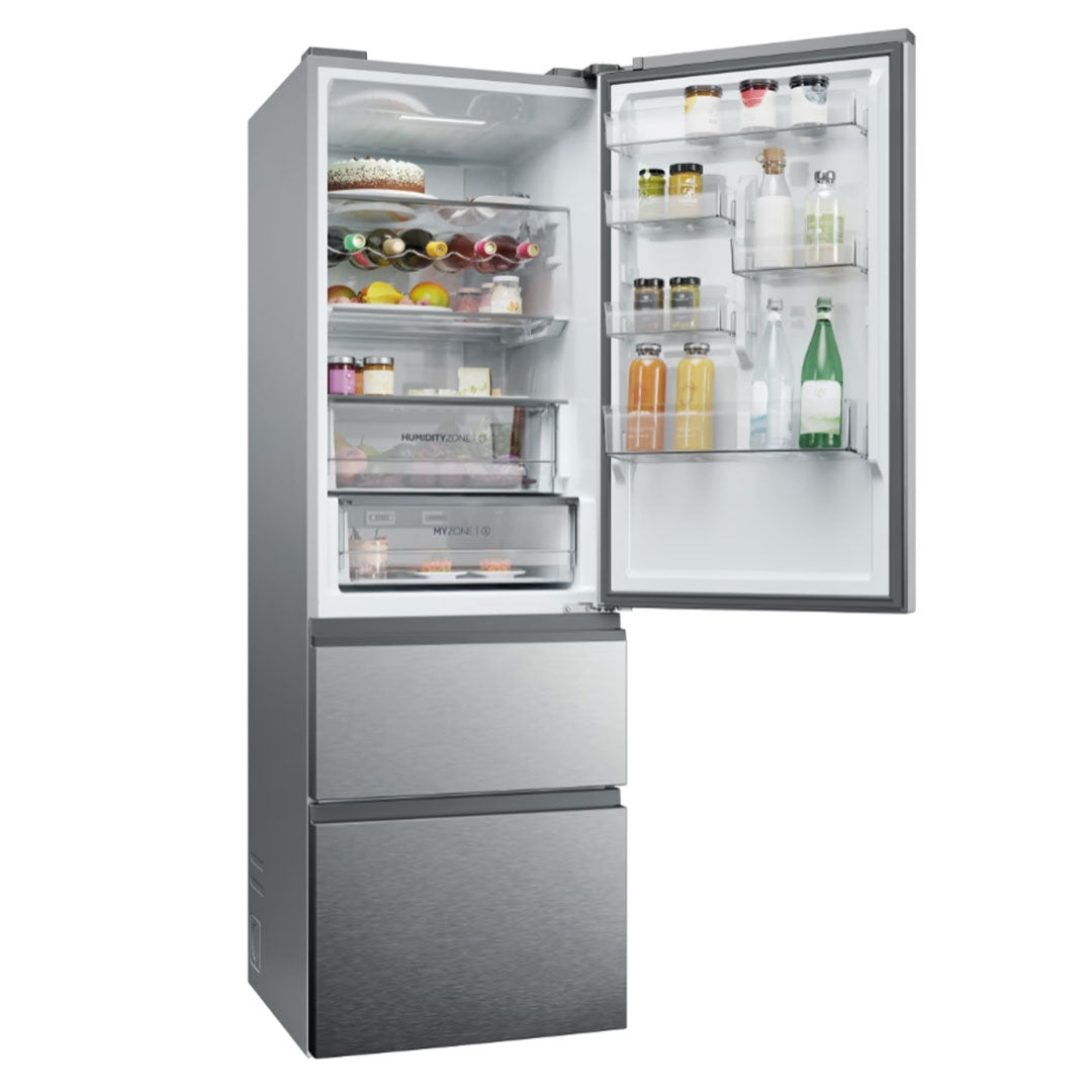 HAIER COMBINADO 1,85X0,595X0,667MT 3PT 360LT NF INOX (C) HTW5618CNMG