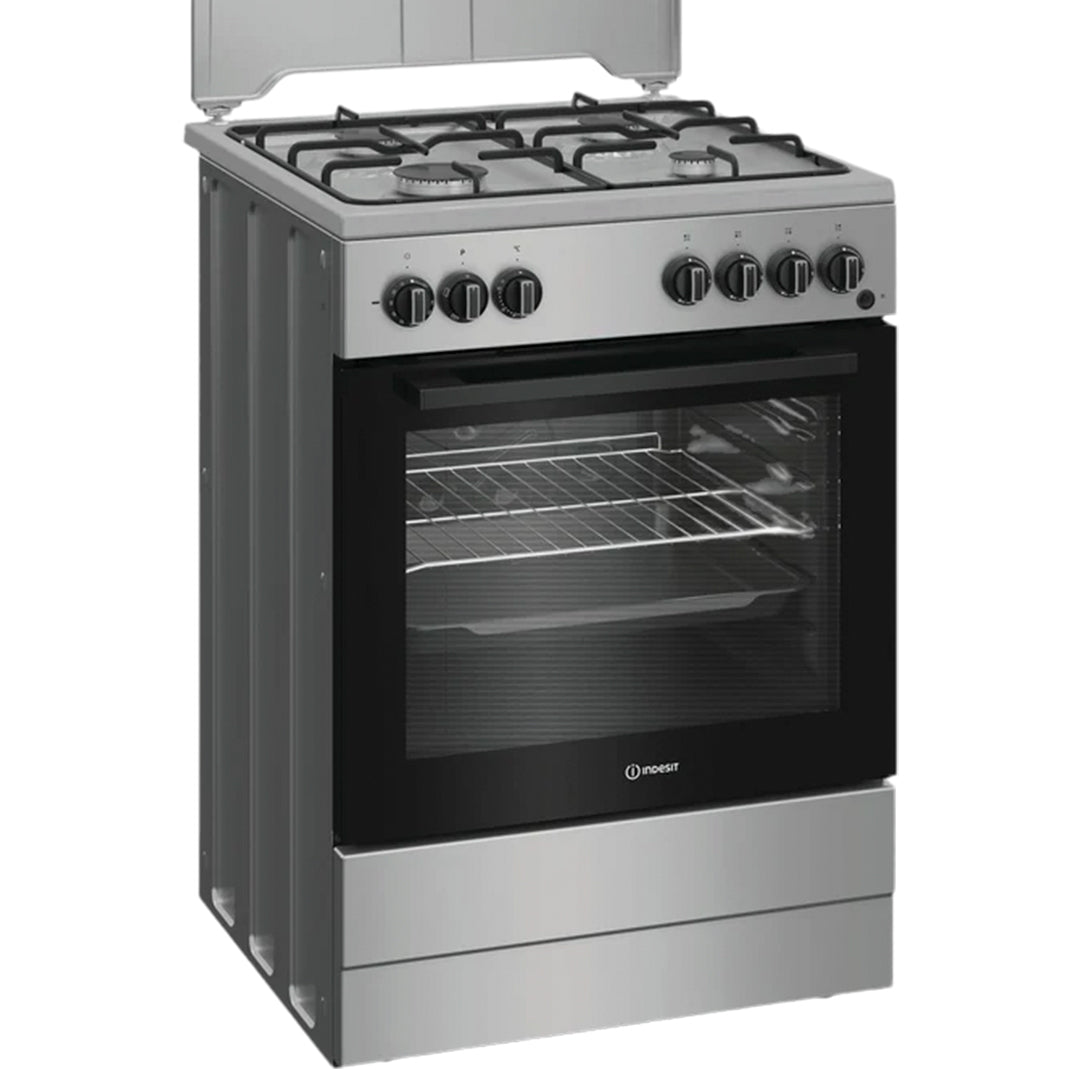 Indesit Fogao 4G Forno Estatico 850X600X600 Silver (a)