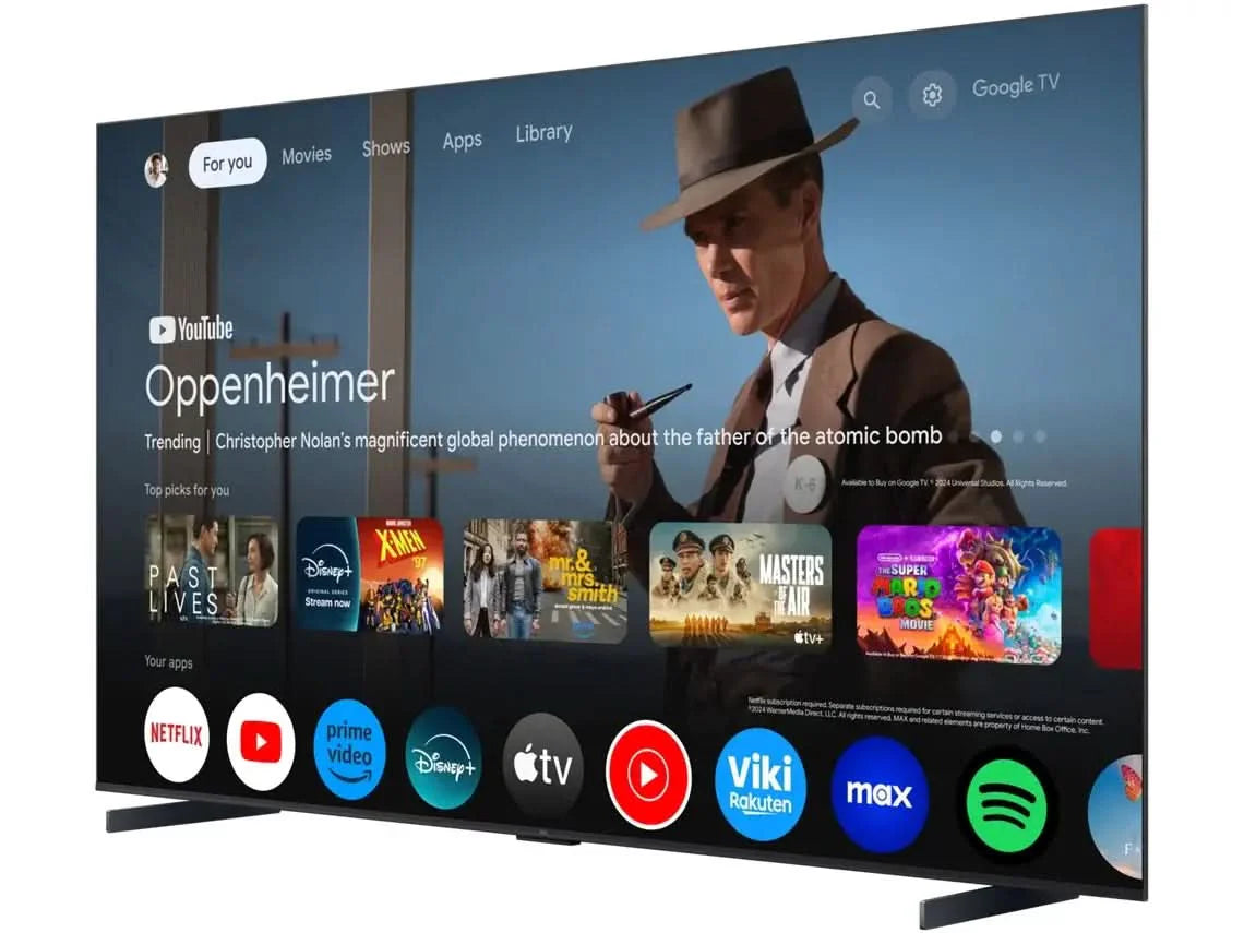 TCL Qled 55" 4K UHD Google TV 4HDMI 1USB (e)