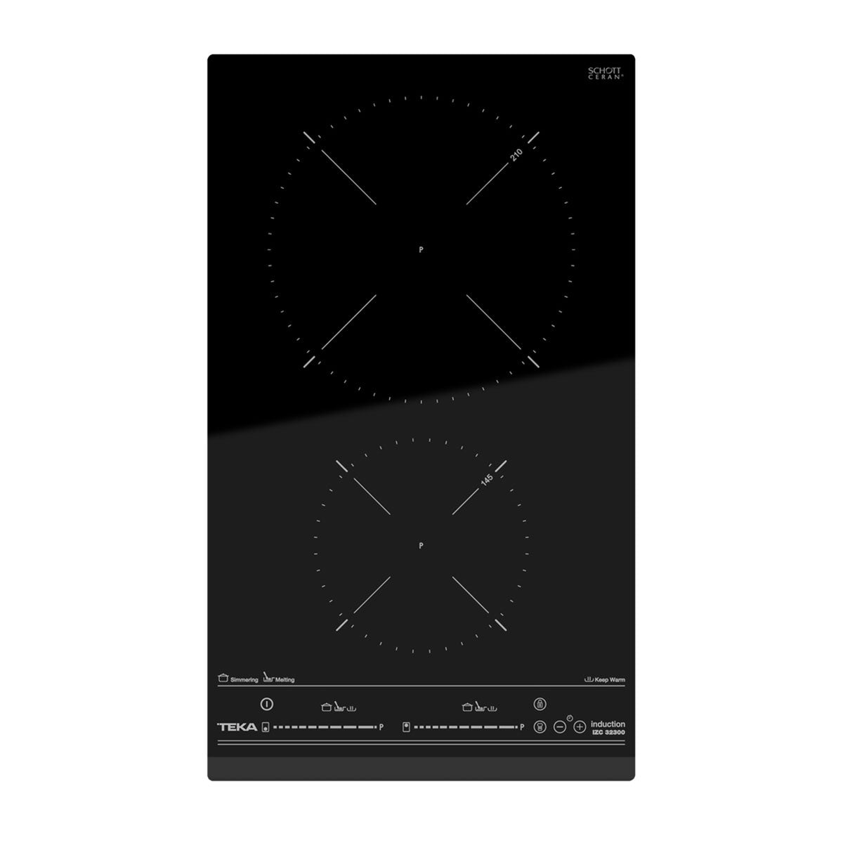 TEKA PLACA DOMINO INDUÇAO 30CM IZC32600MST
