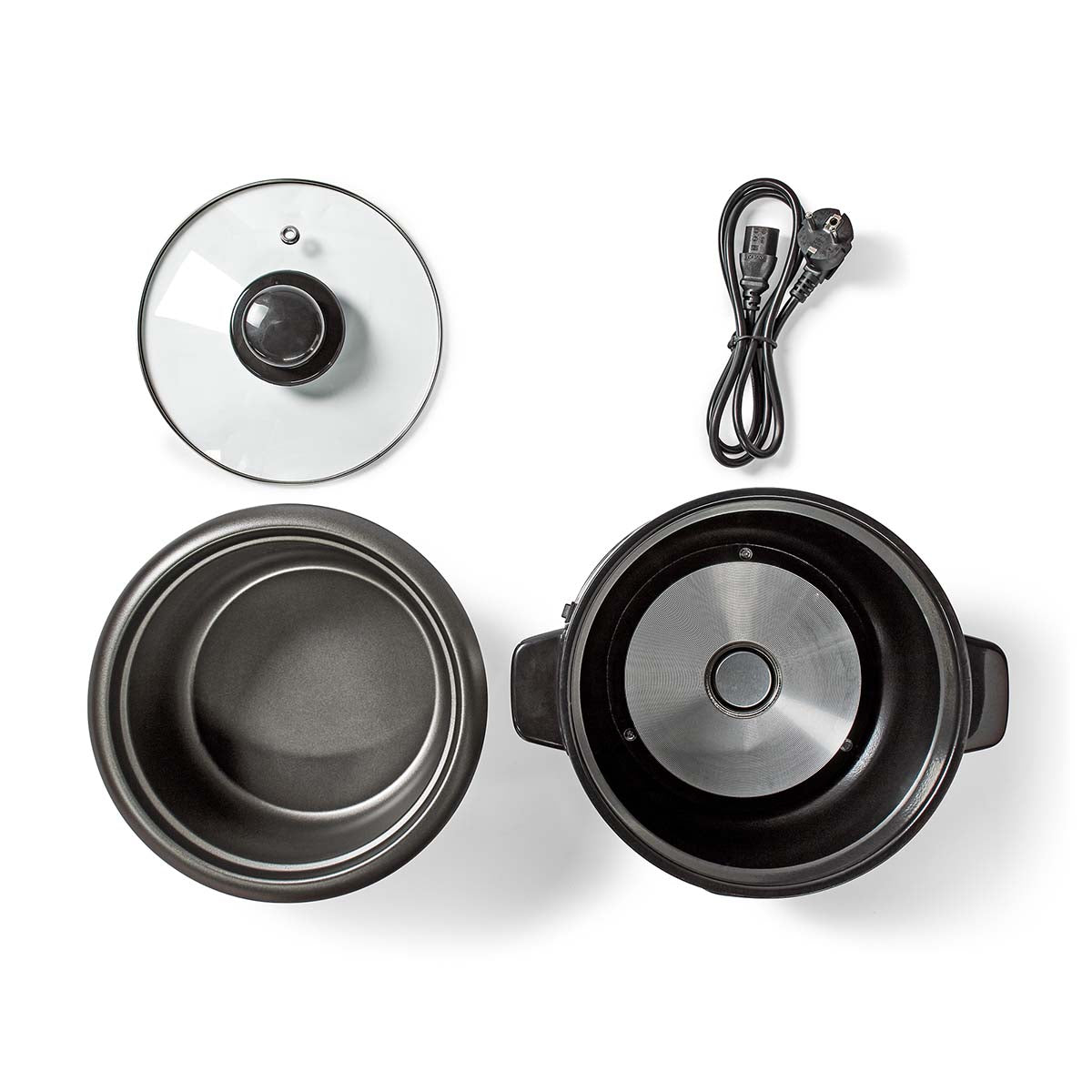 NEDIS PANELA COZER ARROZ CAPACIDADE 1,5LT 500W INOX KARC115AL