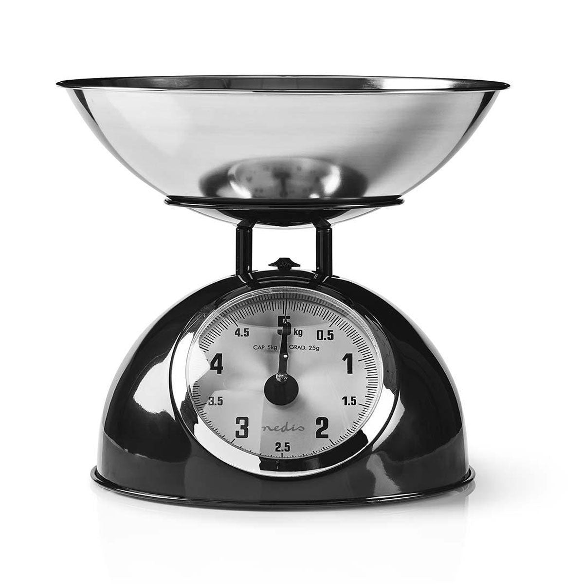 NEDIS BALANÇA COZINHA MAX 5KG PRETA KASC110BK