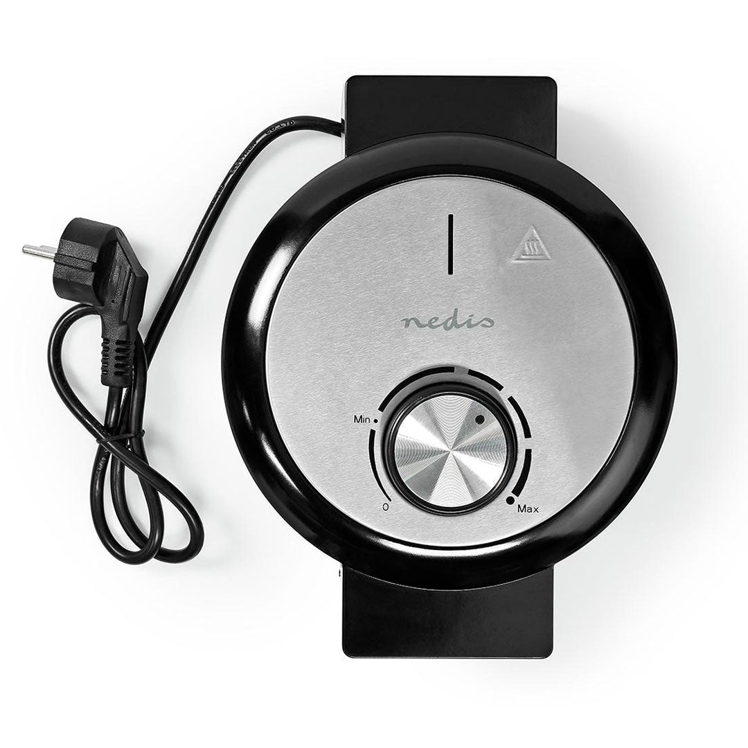 NEDIS MAQUINA DE WAFFLES 1000W 19CM KAWP100BK