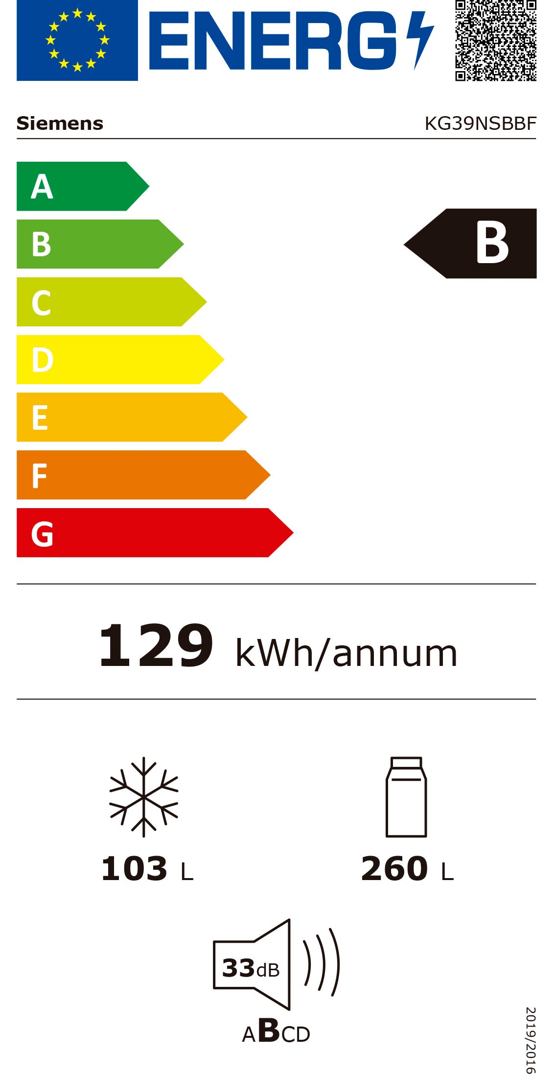 Siemens Combinado 2,03X0,60X66MT 363LT NF Preto (b)