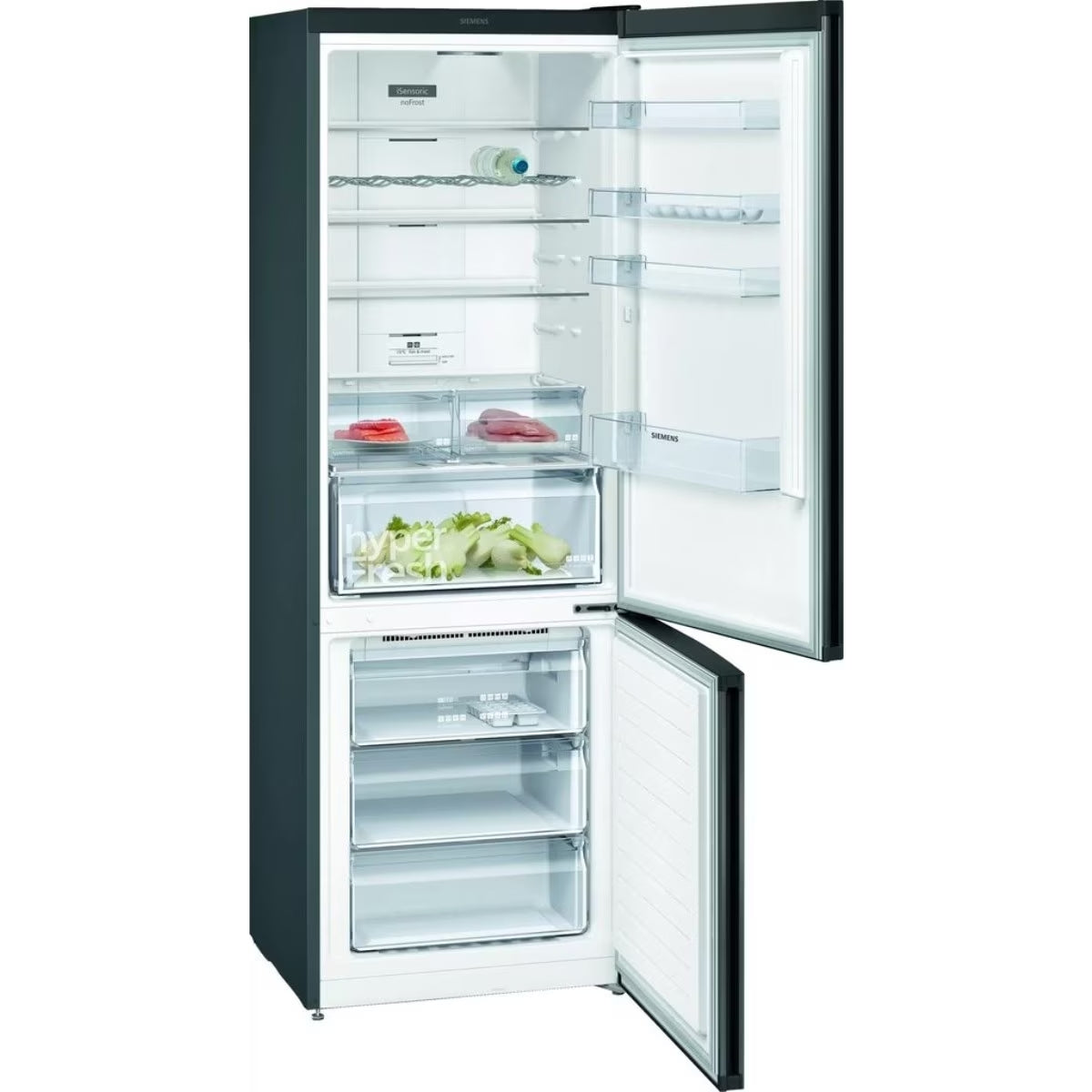 SIEMENS COMBINADO 2,03X0,70X067MT 438LT NF PRETO (E) KG49NXXEA