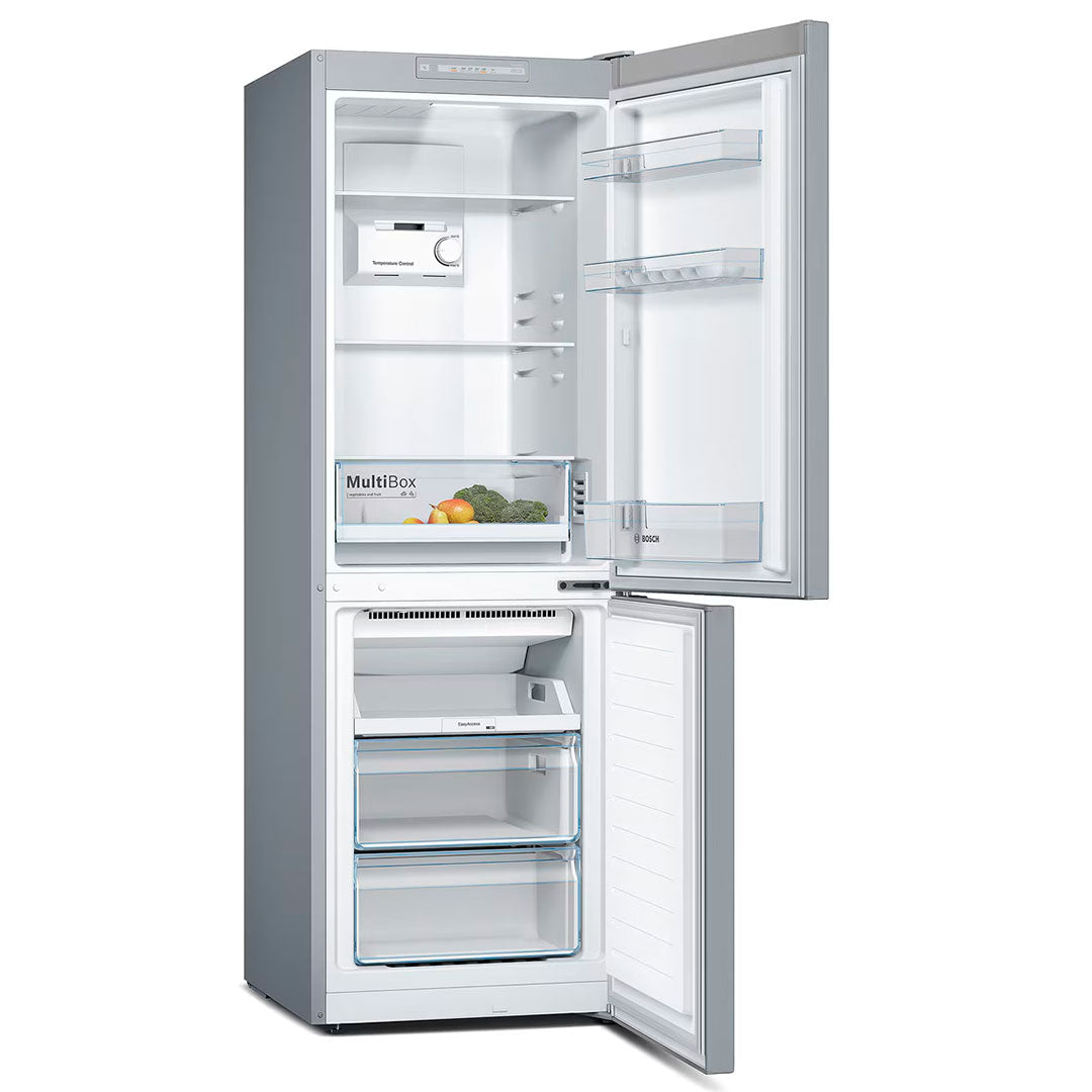 BOSCH COMBINADO 1760x600x660MT NF 282LT PORTAS INOX (E) KGN33NLEB