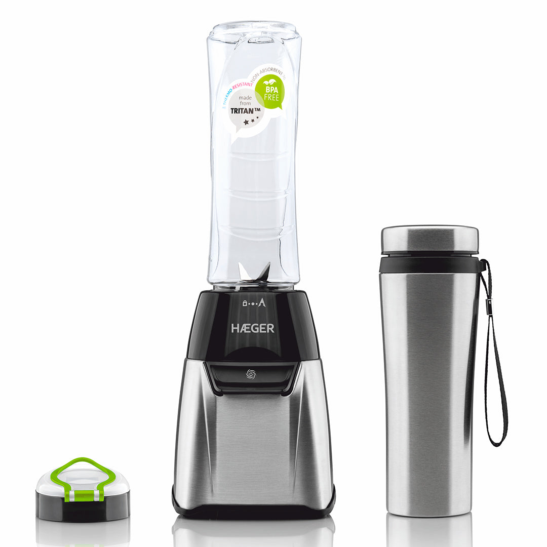 Haeger Liquidificadora MINI 350W 2 Copos Sports INOX