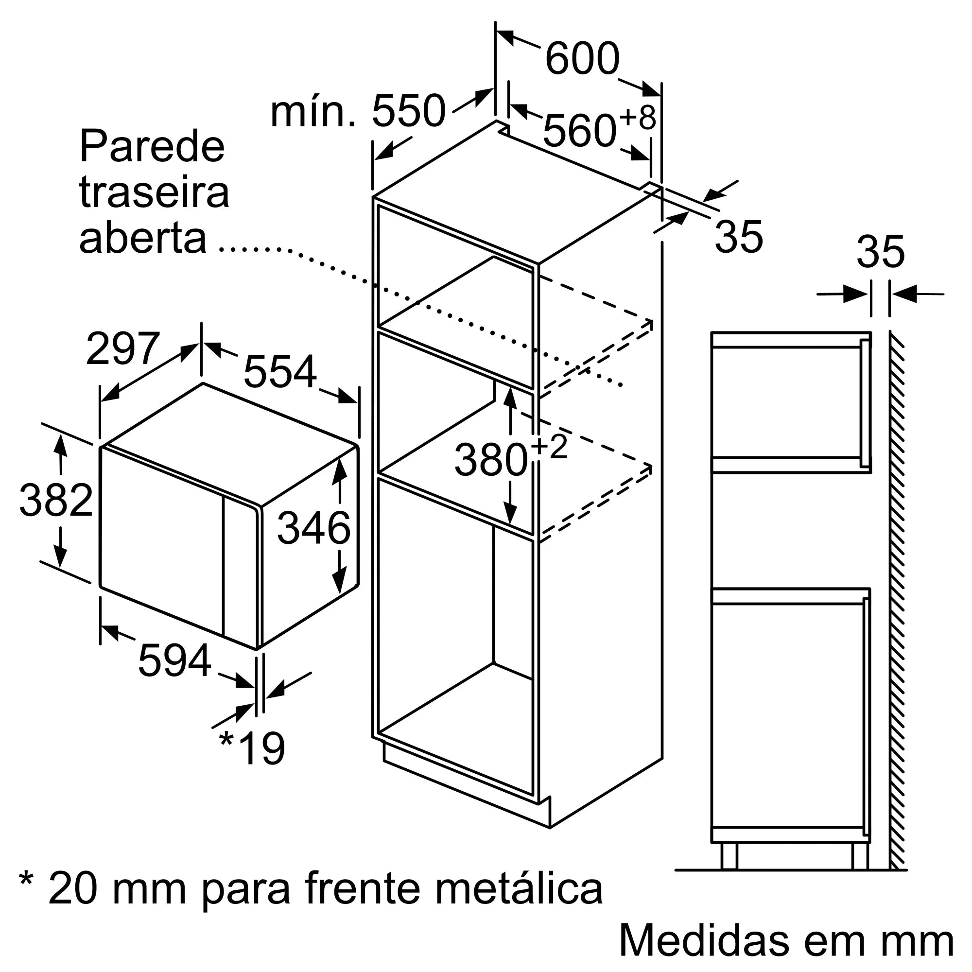 BALAY MICROONDAS INTEG 20LT INOX 3CG4172X2