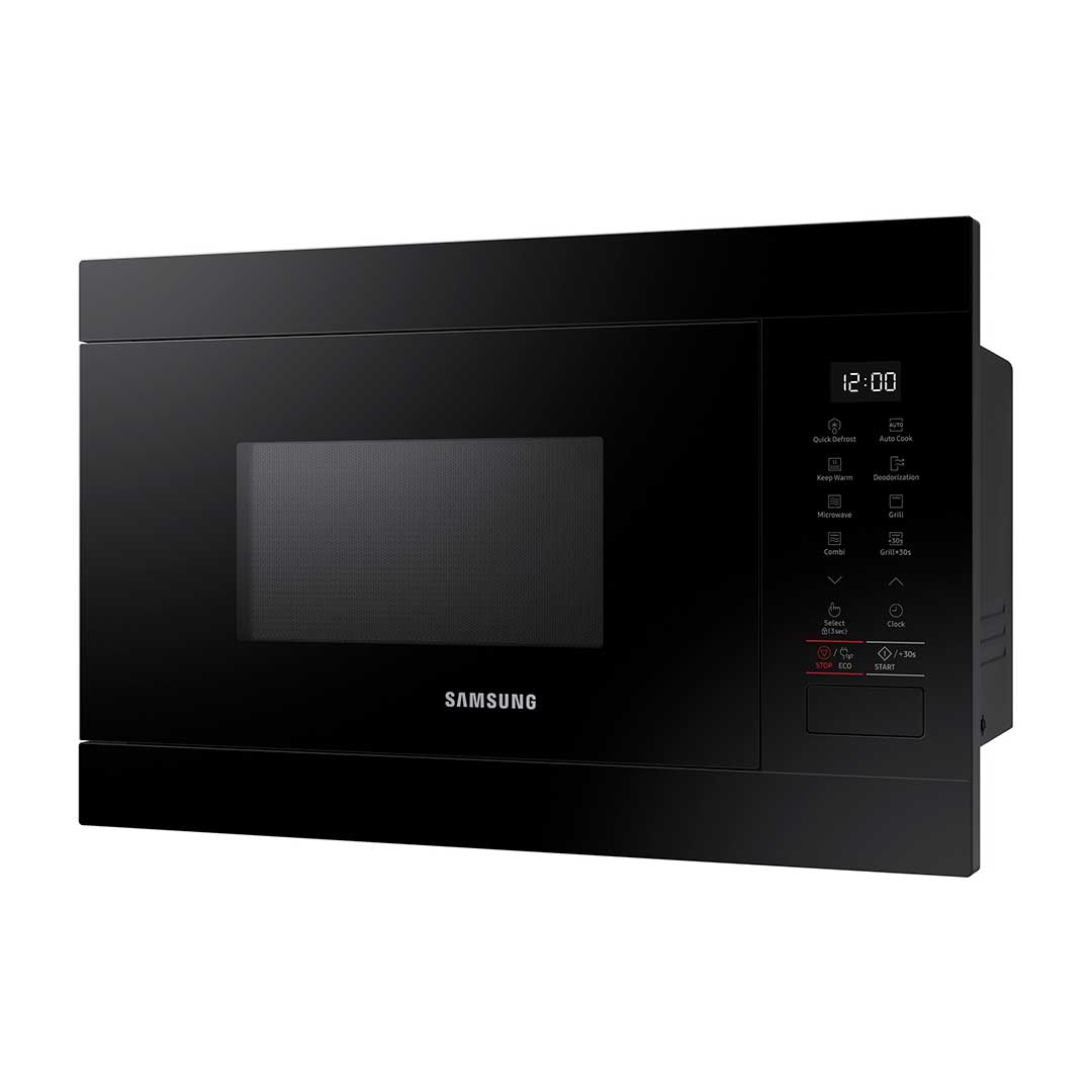 SAMSUNG MICROONDAS INTEG 22LT 850W GRILL 1100W PRETO MG22M8254AKE1