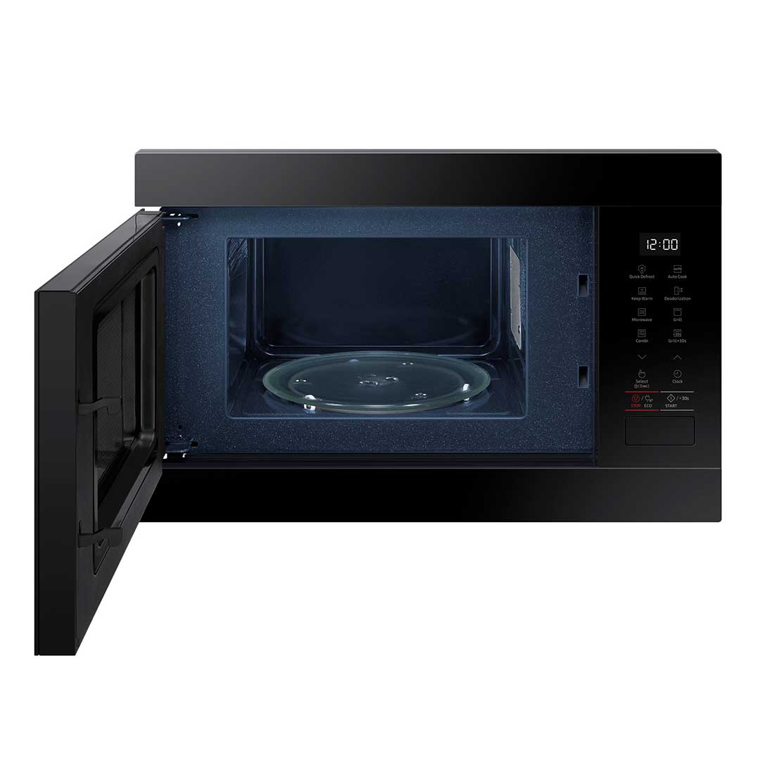 SAMSUNG MICROONDAS INTEG 22LT 850W GRILL 1100W PRETO MG22M8254AKE1