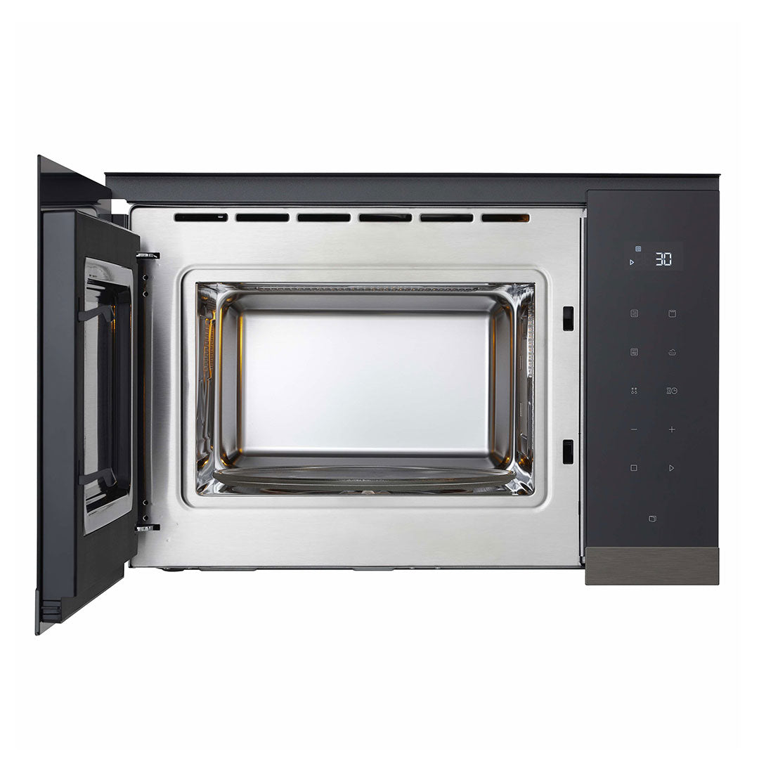LG MICROONDAS 25LT 900W GRILL 1000W VIDRO PRETO MG7Z2593B