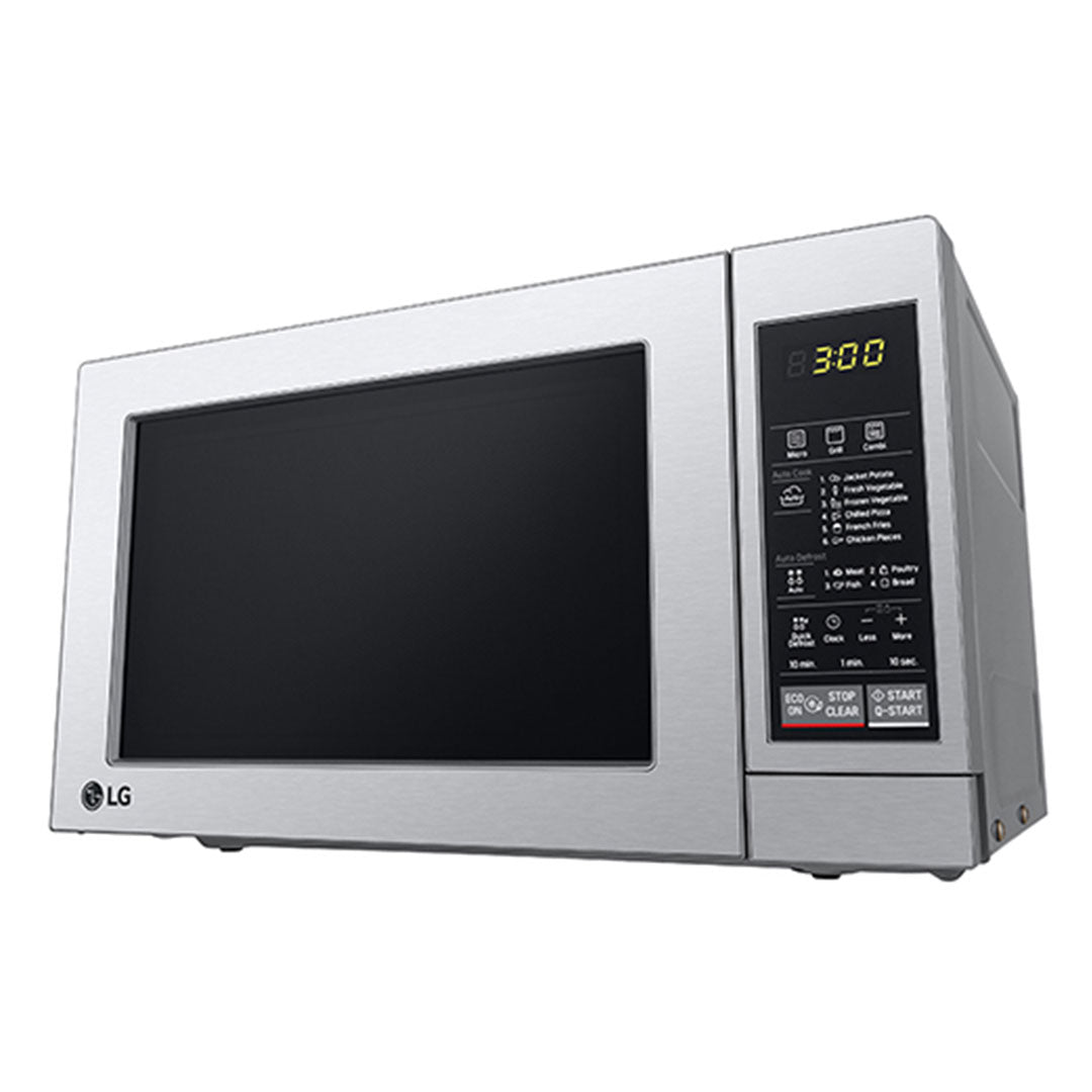 LG MICROONDAS 20LT 1000W GRILL 600W INOX MH6044V